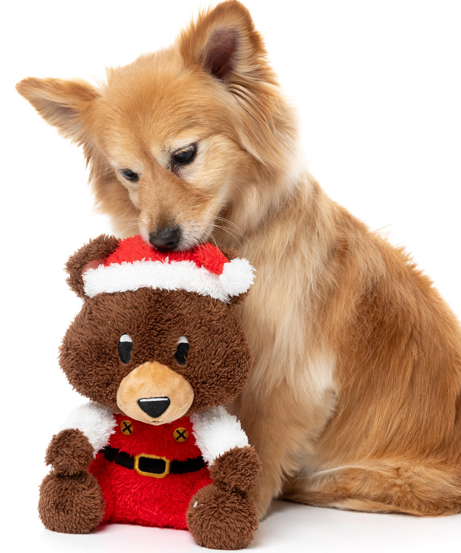 Fuzzyard-peluche-pour-chien-originale-pere-noel-ours