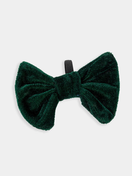 House-of-Paws-noeud-papillon-pour-chien-vert-velour