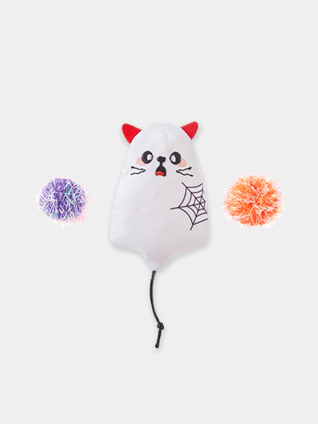       HugSmart-lot-3-jouets-pour-chat-fantome-chat