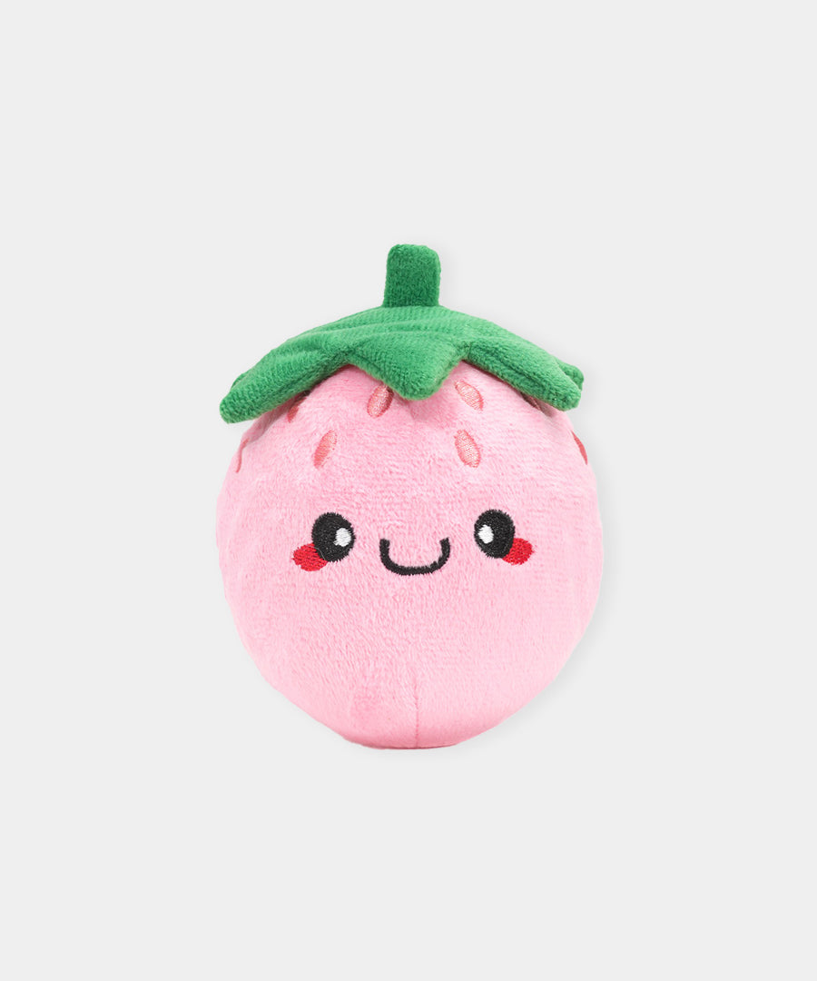 HugSmart-peluche-balle-pour-chien-chiot-fraise