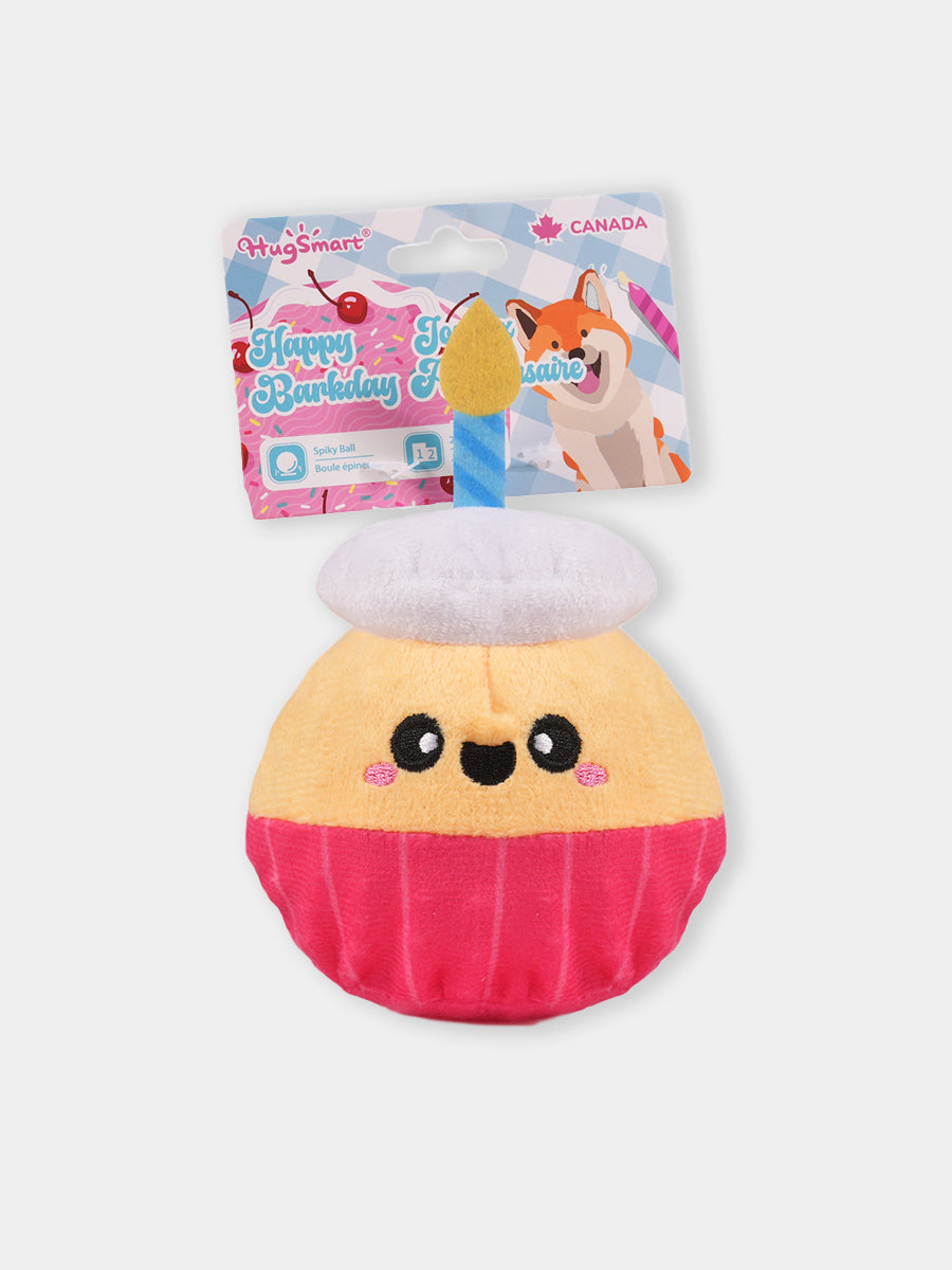 HugSmart-peluche-balle-pour-chien-chiot-gateau-anniversaire