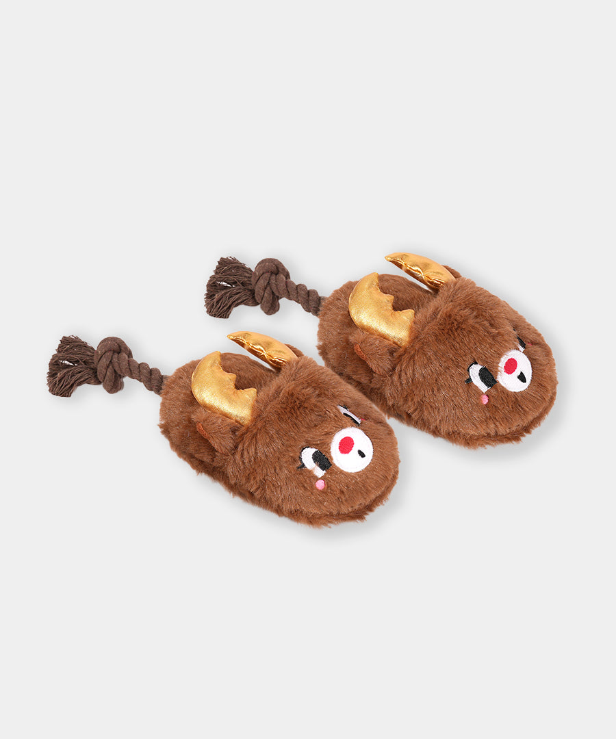 HugSmart-peluche-corde-pour-chien-chiot-chausson-renne-noel