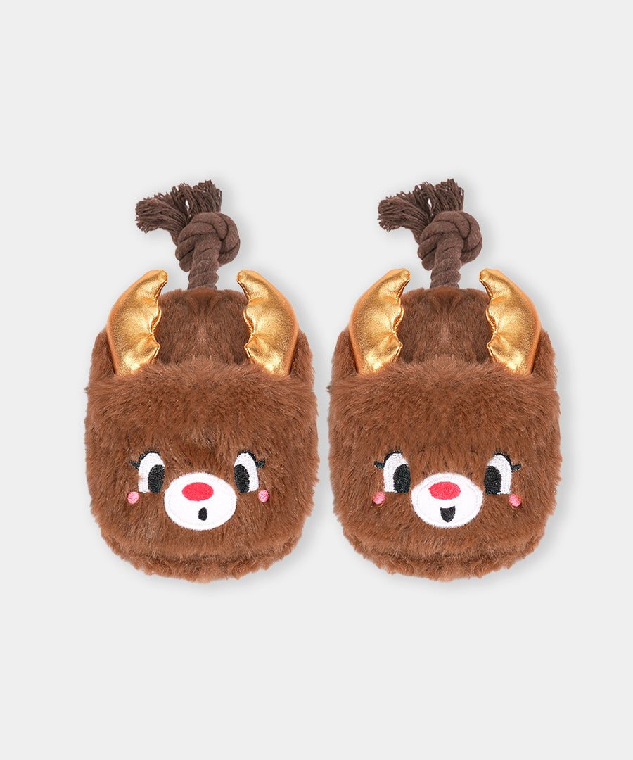 HugSmart-peluche-corde-pour-chien-chiot-chausson-renne-noel