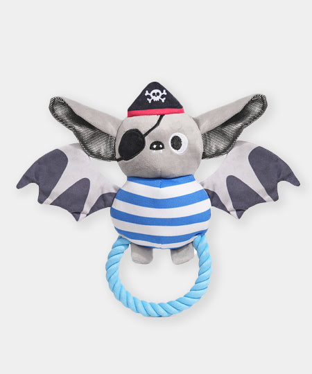 HugSmart-peluche-corde-pour-chien-chiot-chauve-souris-pirate