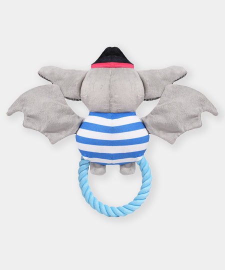HugSmart-peluche-corde-pour-chien-chiot-chauve-souris-pirate