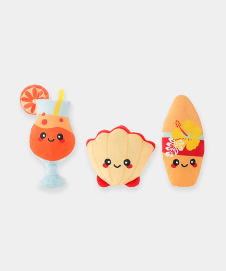       HugSmart-peluche-interactive-pour-chien-chiot-Beach-Daze-Beach-Party