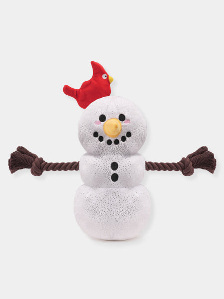 HugSmart-peluche-interactive-pour-chien-chiot-bonhomme-neige