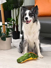 HugSmart-peluche-interactive-pour-chien-chiot-crocodile