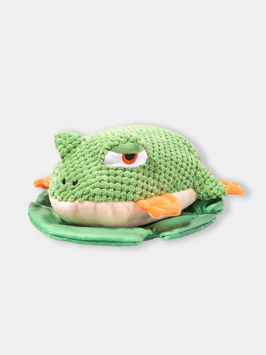HugSmart-peluche-interactive-pour-chien-chiot-grenouille