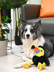 HugSmart-peluche-interactive-pour-chien-chiot-toucan