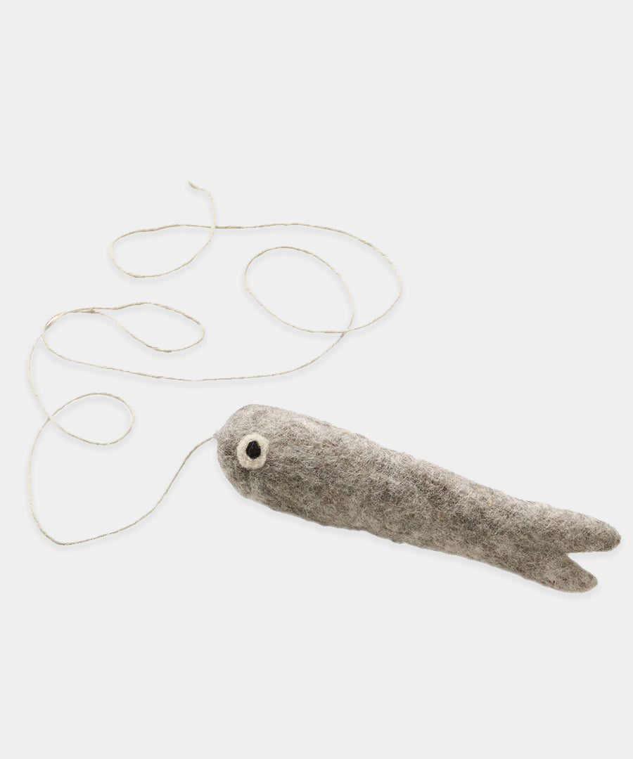 Hunter-Jouet-pour-chat-en-laine-Poisson-ficelle-gris
