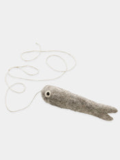 Hunter-Jouet-pour-chat-en-laine-Poisson-ficelle-gris