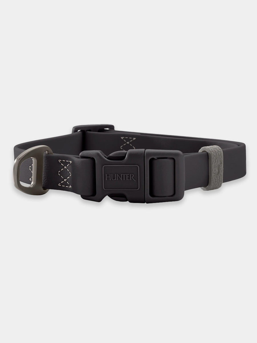 Hunter-collier-biothane-pour-chien-Havanna-noir