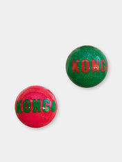        Jouet-KONG-Holiday-Signature-Balls-lot-2-pour-chien