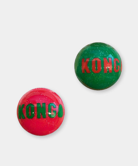        Jouet-KONG-Holiday-Signature-Balls-lot-2-pour-chien