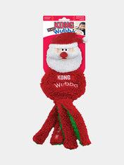        Jouet-KONG-Holiday-Wubba-Flatz-Santa-peluche-pere-noel