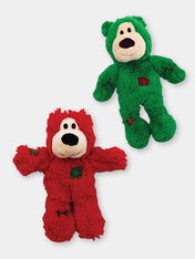 Jouet-KONG-holiday-Wild-Knots-bear-ours-noel-chien