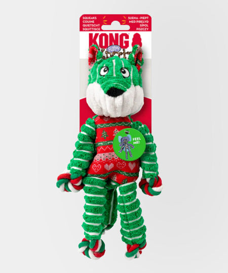 Jouet-KONG-holiday-floppy-knots-fox