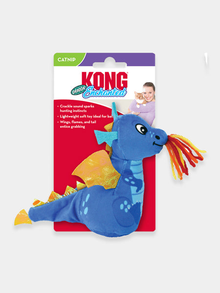     Jouet-interactif-KONG-chat-herbe-a-chat-Enchanted-Dragon