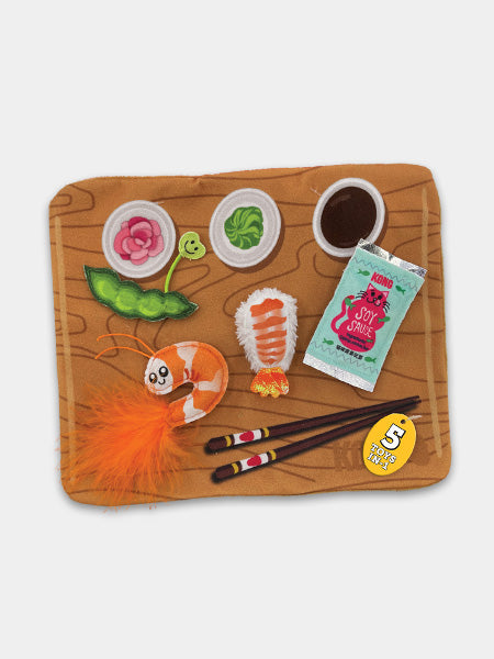     Jouet-tapis-fouille-interactif-KONG-Pull-A-Partz-Sushi