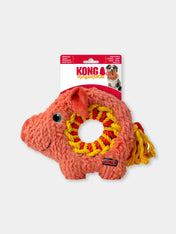 KONG-Jouet-peluche-pour-chien-Ringaroos-cochon-rose