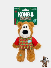 KONG-holiday-Jouet-peluche-pour-chien-Wild-Knots-Sweater-Bear-S
