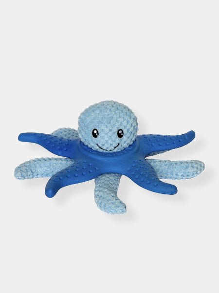 Kiwi-walker-Jouet-2-en-1-pour-chien-octopus-starfish-bleu