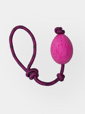 Kiwi-walker-Jouet-en-corde-balle-pour-chien-egg-rose