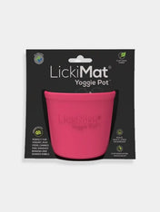        Lickimat-tapis-lechage-occupation-chien-Yoggie-Pot-rose