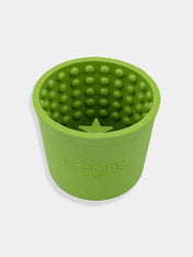       Lickimat-tapis-lechage-occupation-chien-Yoggie-Pot-vert