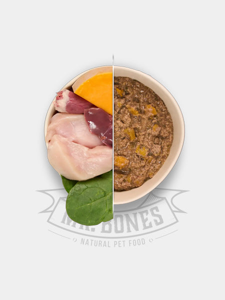 Mr-bones-patee-naturelle-pour-chien-Home-cooked-poulet