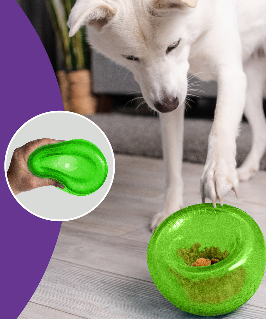 Outward-Hound-jouet-enrichissement-occupation-pour-chien-snoop-vert