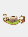       Pet-play-jouet-fouille-peluche-chien-Forest-Friends-Woodland-Creatures-ecureuil
