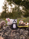       Pet-play-jouet-fouille-peluche-chien-Forest-Friends-Woodland-Creatures-raton-laveur