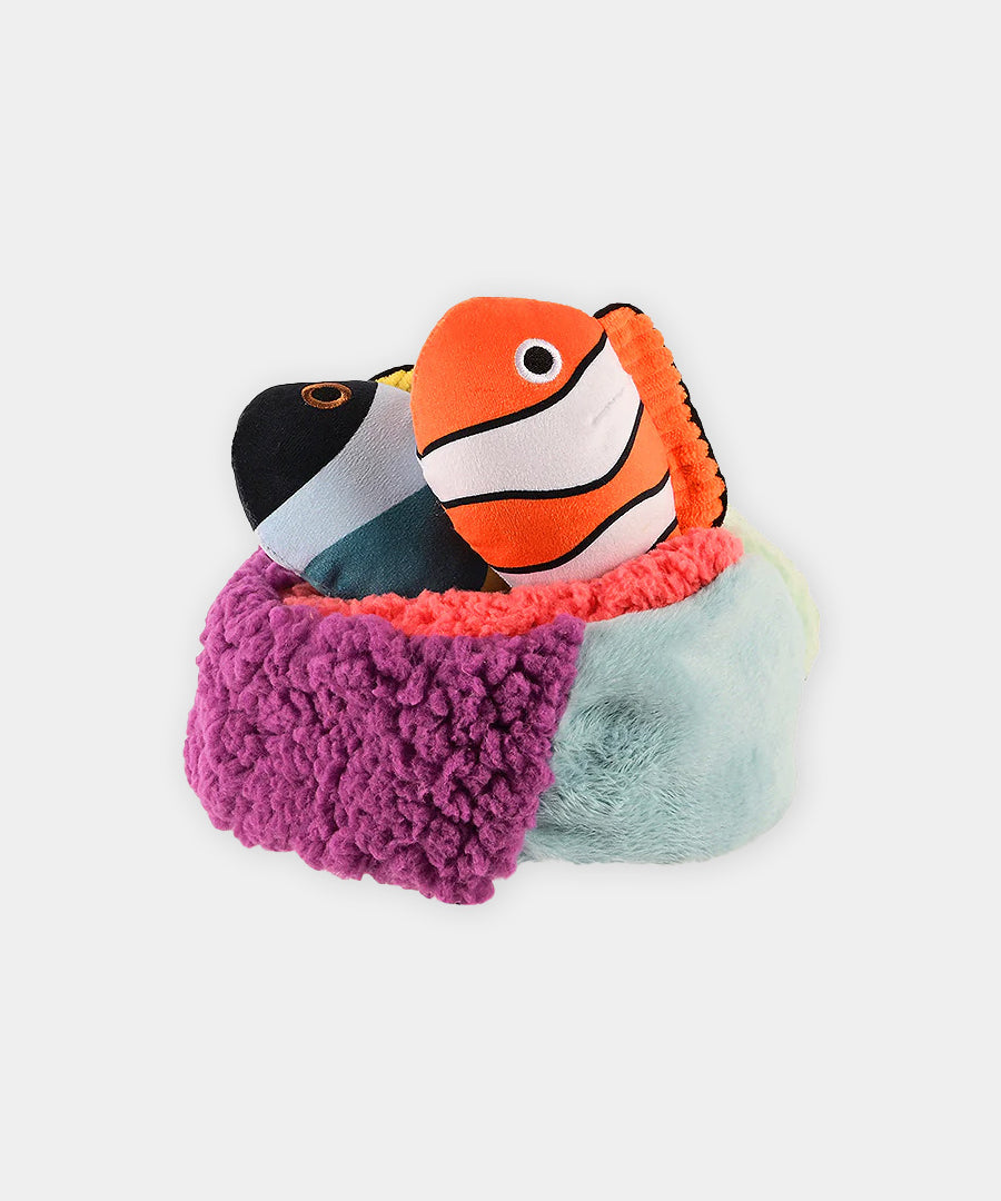 Pet-play-jouet-peluche-chien-Ocean-Buddies-corail