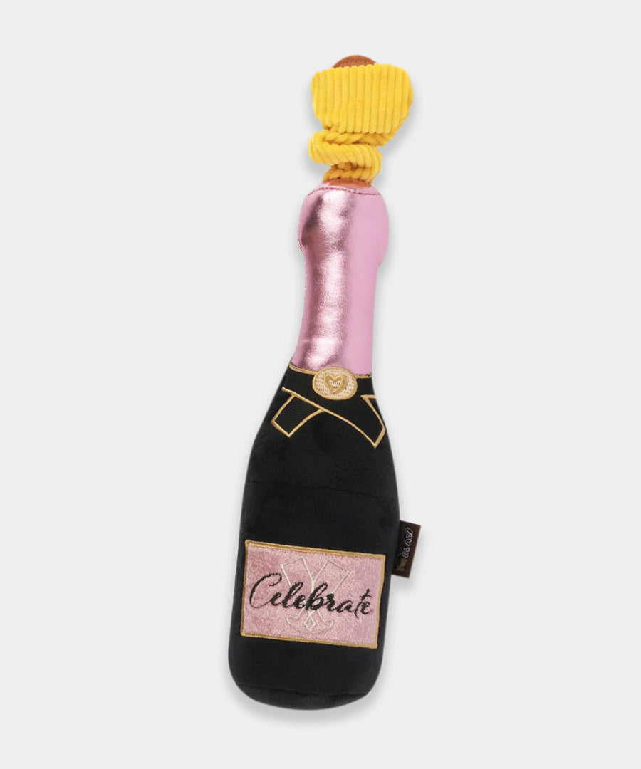 Pet-play-jouet-peluche-chien-bouteille-champagne-celebrate