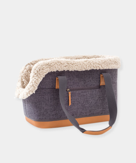 Pet-play-sac-de-transport-chien-LeftPine-pet-P.L.A.Y.-Deluxe-Dog-Carrier-gris-fonce