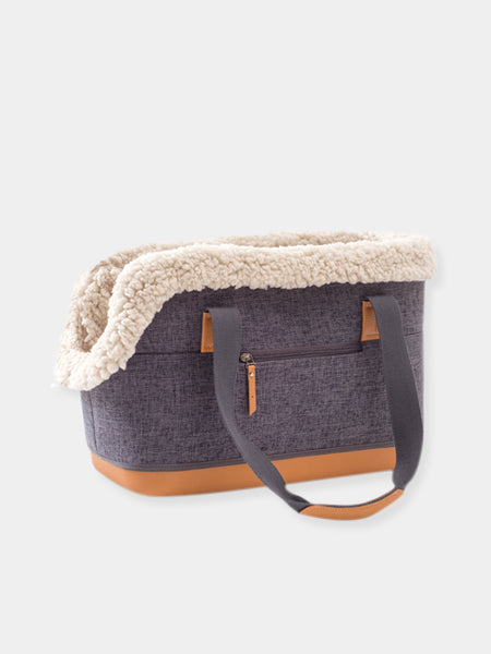 Pet-play-sac-de-transport-chien-LeftPine-pet-P.L.A.Y.-Deluxe-Dog-Carrier-gris-fonce