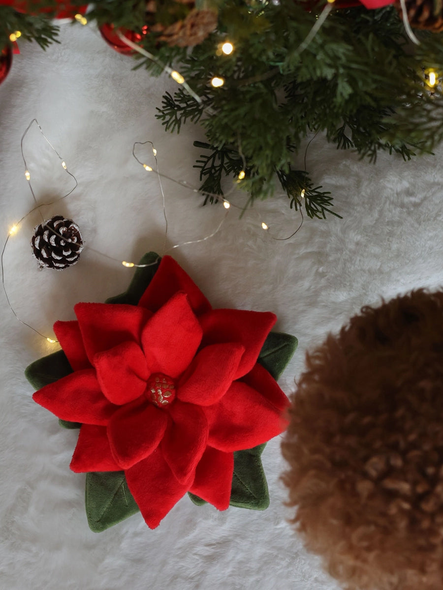 Pups-Bubs-peluche-fouille-pour-chien-Poinsettia-noel