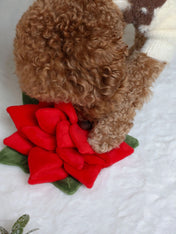 Pups-Bubs-peluche-fouille-pour-chien-Poinsettia-noel