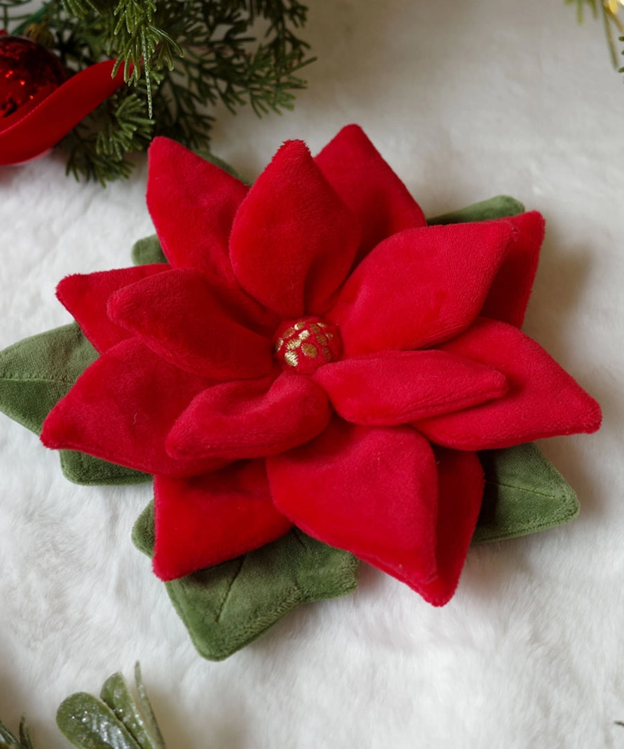 Pups-Bubs-peluche-fouille-pour-chien-Poinsettia-noel