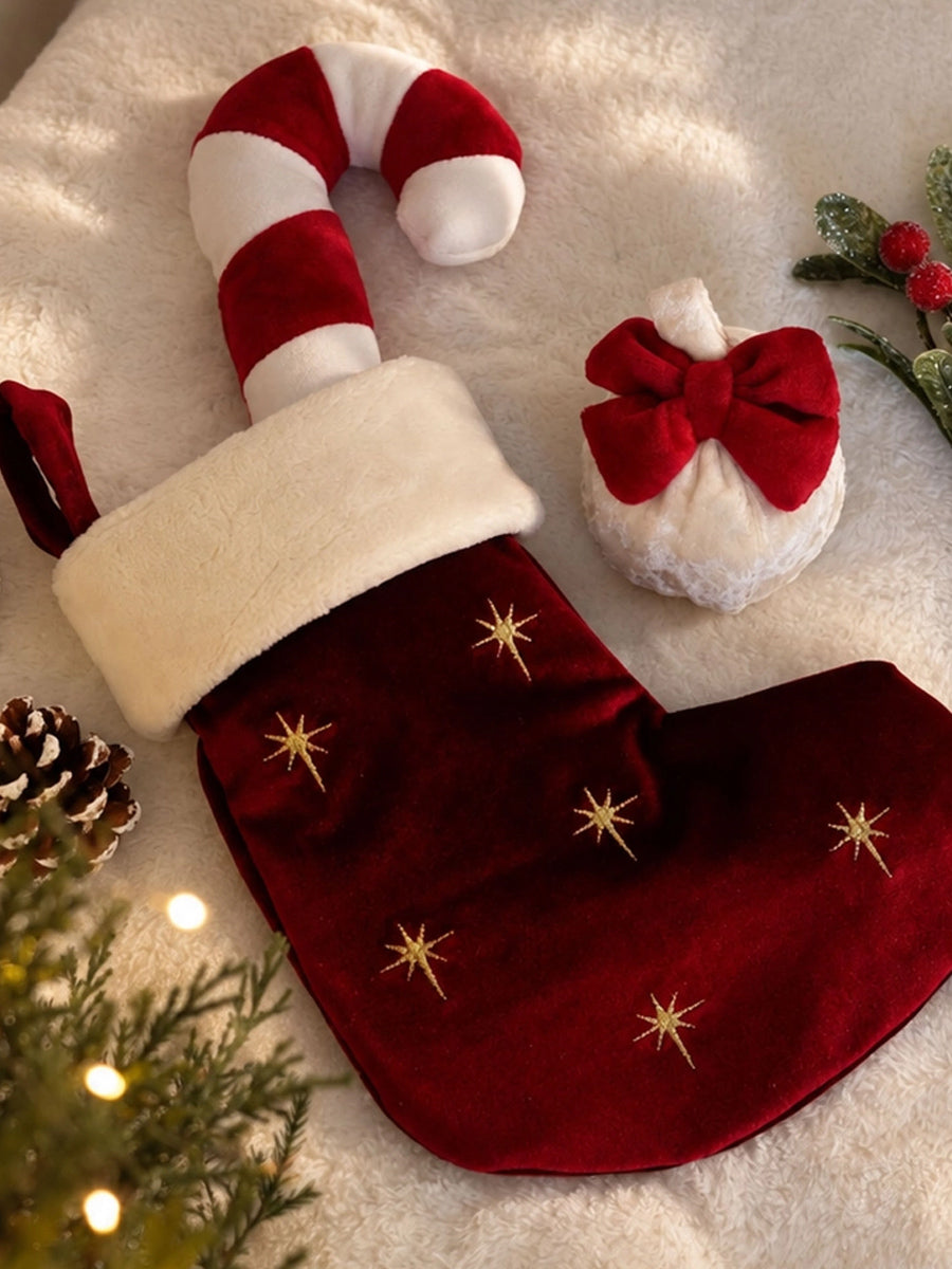Pups-Bubs-peluche-fouille-pour-chien-chaussette-noel-Holiday-Stocking-Nosework