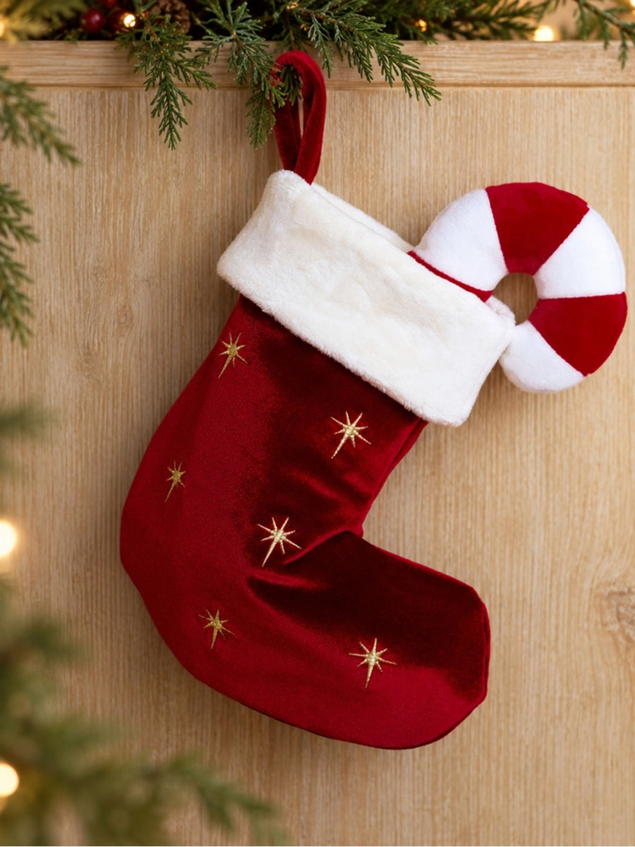 Pups-Bubs-peluche-fouille-pour-chien-chaussette-noel-Holiday-Stocking-Nosework