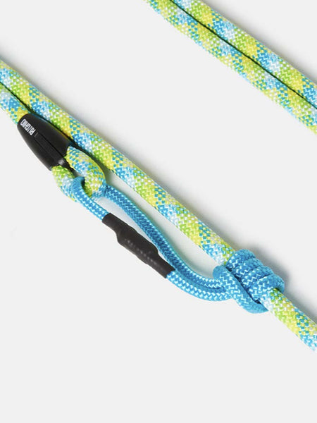 Ringhio-laisse-corde-ajustable-jaune-verte-Altitudine