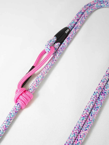 Ringhio-laisse-corde-ajustable-rose-flamingo
