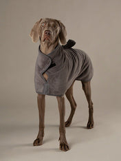 Scruffs-peignoir-pour-chien-taupe-Dog-Drying-Coat