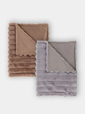 Scruffs-plaid-pour-chien-Aspen-gris-taupe