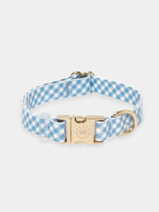 Shop-sunnytails-collier-waterproof-pour-chien-vichy-Malibu-Blue