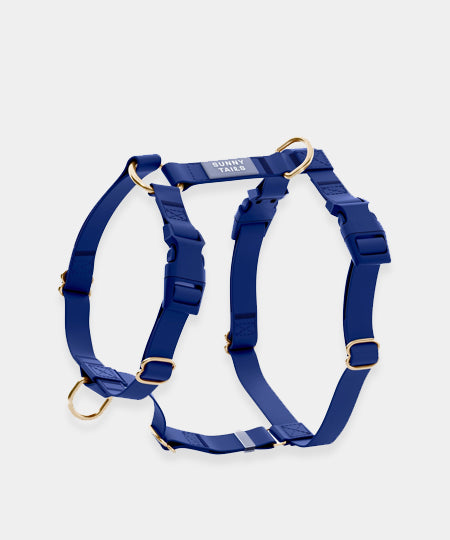 Shop-sunnytails-harnais-waterproof-pour-chien-bleu-nuit