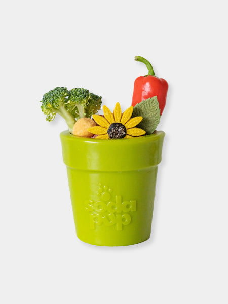       SodaPup-jouet-interactif-pour-chien-chiot-pot-fleur-vert